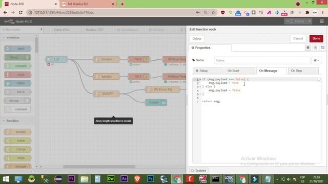 Nodered Modbus TCP Conexion node-red-contrib-modbustcp смотреть онлайн