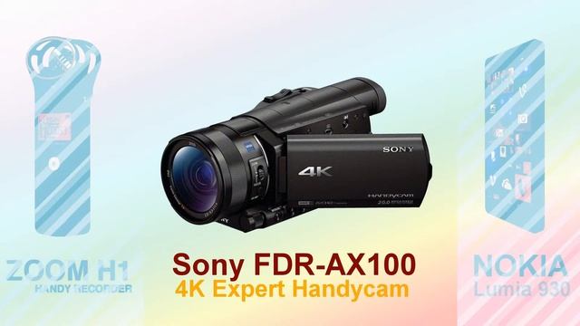 Sony fdr ax100 vs zoom h1 vs lumia930 microphone sound test смотреть онлайн