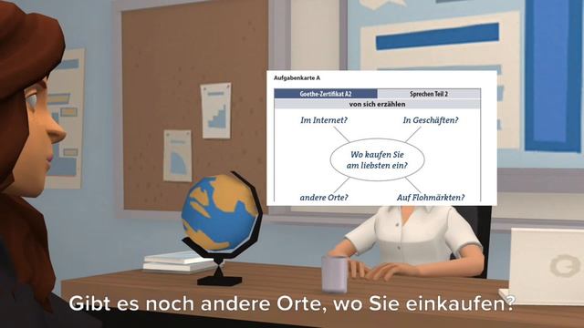 Goethe Zertifikat A2 Sprechen Teil 1, 2 und 3 Beispiele zu der mündlichen Prüfungen ? смотреть онлайн