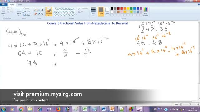 Convert Fractional value from Hexadecimal to Decimal смотреть онлайн