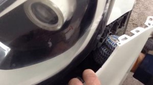 Хенде Солярис как снять фару (Hyundai Solaris 2013)