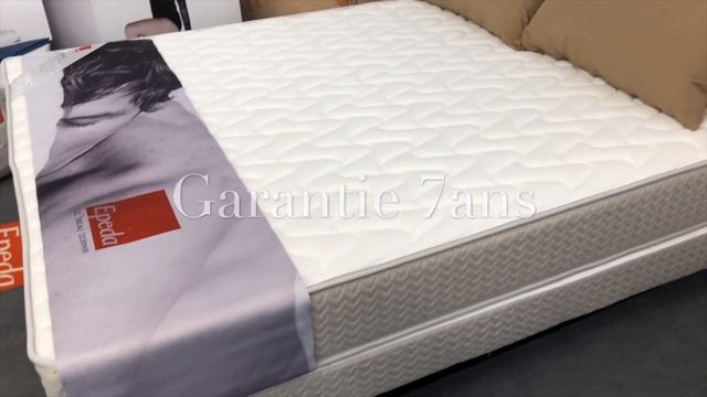 Ensemble Matelas Ressorts + Sommier Audace Du Fabriquant Français Epéda