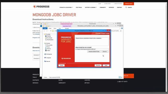 Install and Configure the MongoDB JDBC driver on Windows смотреть онлайн