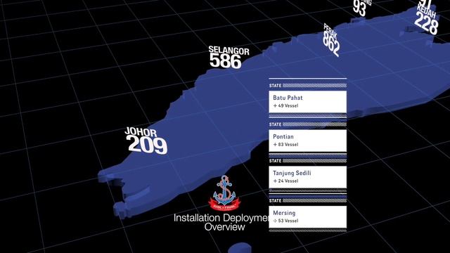 Malaysia Fishing Vessel AIS Deployment by State смотреть онлайн