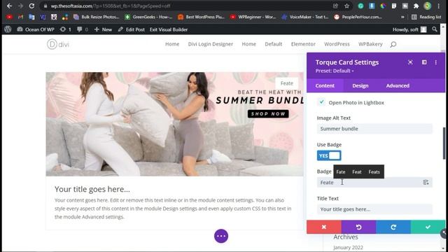 How to Add Image Card in Blog With Divi Builder in WordPress | Divi Page Builder Tutorial 2022 смотреть онлайн