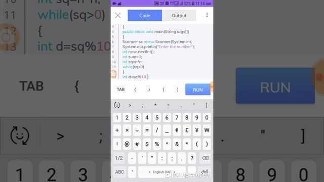 Java Program to check weather the given number is "neon number" or not. смотреть онлайн