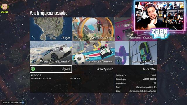 Hacemos el 1ER Evento de FORMULA 1, EXPO y CARRERA🔥GTA V Online смотреть онлайн