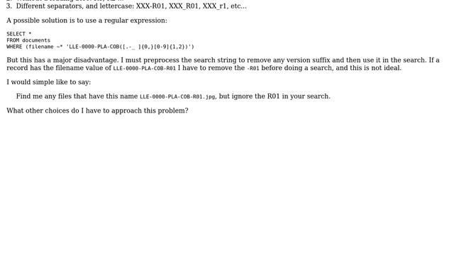 Databases: Postgresql ignoring a substring in the middle of a string смотреть онлайн