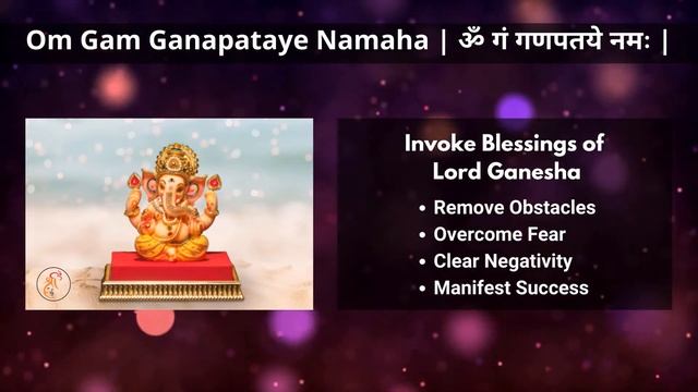 Om Gam Ganapataye Namaha | Powerful Ganesh Mantra To Remove Obstacles | श्री गणेश मंत्र смотреть онлайн