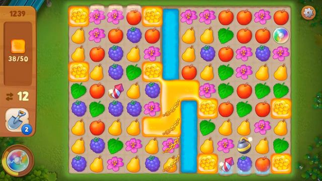 Gardenscapes level 1239 смотреть онлайн