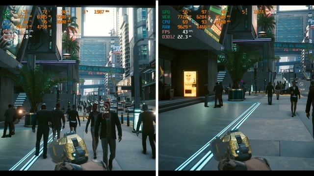 Cyberpunk 2077 - MOD Improved Traffic Draw Distance and density [4k Ultra Settings] FPS Test смотреть онлайн