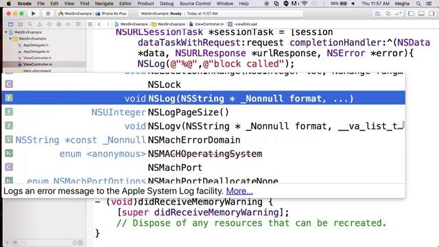 Webservice Call Using NSURLSession смотреть онлайн