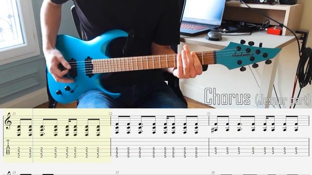 THE HALO EFFECT - Shadowminds Guitar Lesson W/ TABS