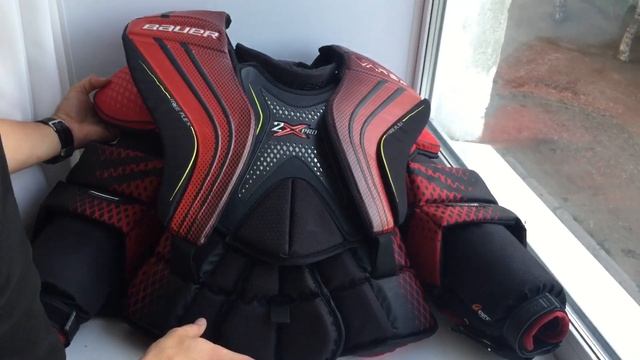 Обзор на вратарский нагрудник BAUER VAPOR 2X PRO смотреть онлайн