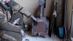 Компактная ПЕЧЬ для ГАРАЖА из швеллера. Буржуйка своими руками