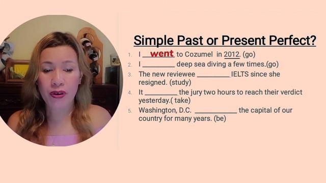 Distinction between the Present Perfect Tense and the Simple Past Tense смотреть онлайн