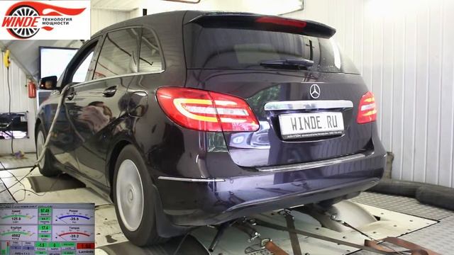 Mercedes B 180- чип-тюнинг от WINDE.RU смотреть онлайн