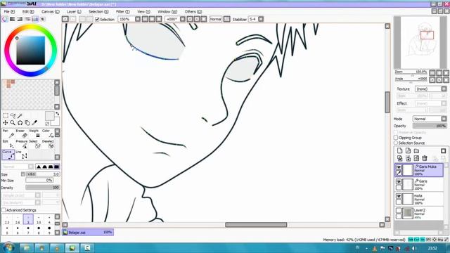 Speed Art Anime - Reading_Paint Tool Sai + Photoshop смотреть онлайн