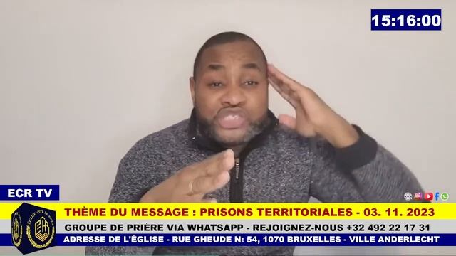 MESSAGE DE LA PAROLE DE DIEU ET PRIÈRE - PASTEUR DAVID MBOYO 03 | 11 | 2023 смотреть онлайн