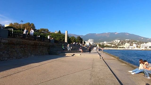 #215 Снимаю на gopro 7 black мнение о разочаровании в gopro 7 white. Погода в Ялте в конце октября смотреть онлайн