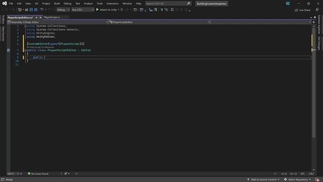 Adding Button in Custom Inspector | Editor Scripting | C# | Unity Game Engine смотреть онлайн