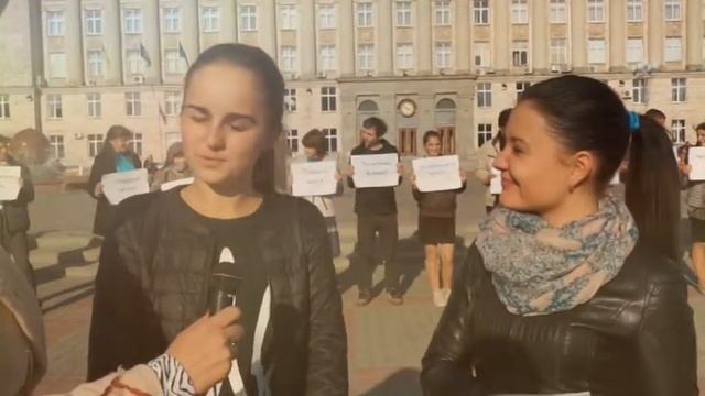 2014 10 04 Черкассы Флешмоб "Подари надежду" смотреть онлайн