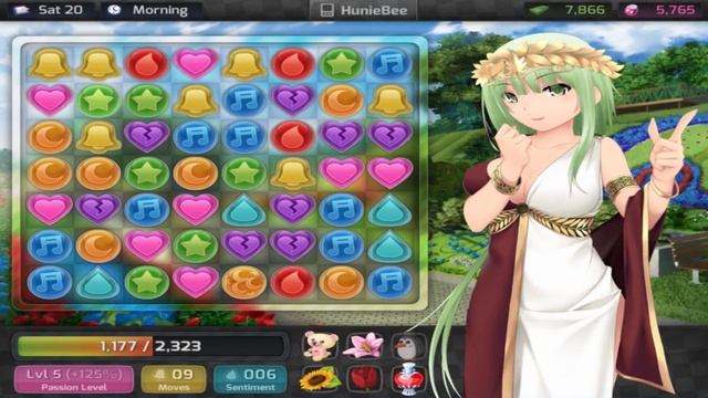 ALL THE DATES FOR VENUS THE LOVE GODDESS | Huniepop смотреть онлайн