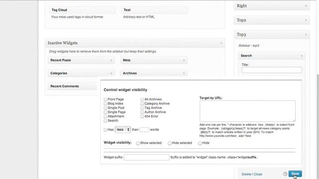 Sparky Framework (WordPress) - Widgets смотреть онлайн