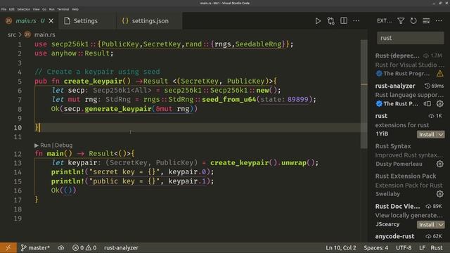 Customize VSCode Rust analyzer | editorInlayHint | Rust Language смотреть онлайн