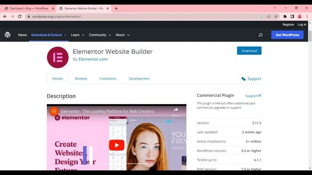 How to Install Elementor in WordPress | How to Install Elementor Website Builder for WordPress смотреть онлайн