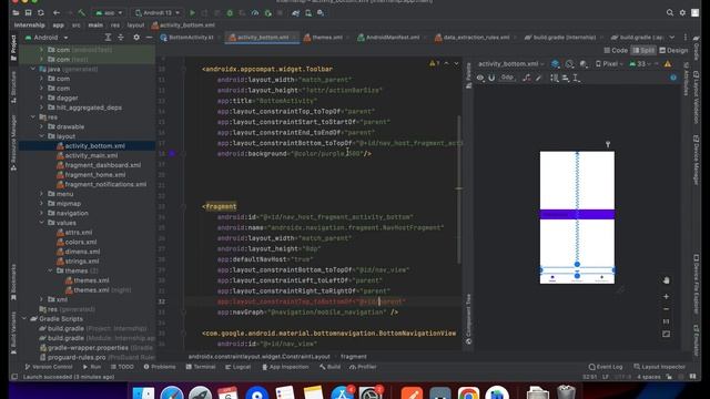How to connect Custom Toolbar with Bottom Navigation Bar 2023 | Android project | Custom Toolbar смотреть онлайн