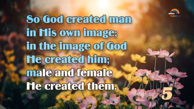 Genesis 1:27 ★ Bible Verse | How to Memorize Bible Verses смотреть онлайн