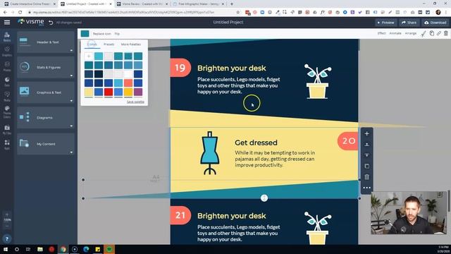How to Make Awesome Infographics (and more!) Quickly with Visme (Review) смотреть онлайн