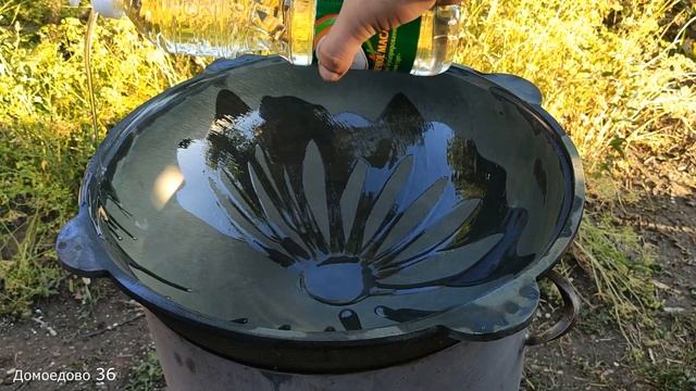 ОБЖИГ НОВОГО УЗБЕКСКОГО КАЗАНА НА 16 ЛИТРОВ [как правильно обжечь казан] смотреть онлайн