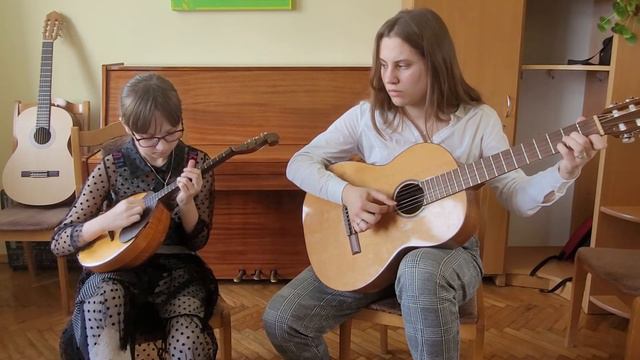 Соколова Кира и Калач Полина.Обр.В.Колосова" Под музыку Вивальди",С.Колган "Несказанная осень" смотреть онлайн