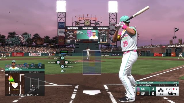 MLB The Show 23 San Diego Padres vs San Francisco Giants Gameplay PS5 60fps HD смотреть онлайн