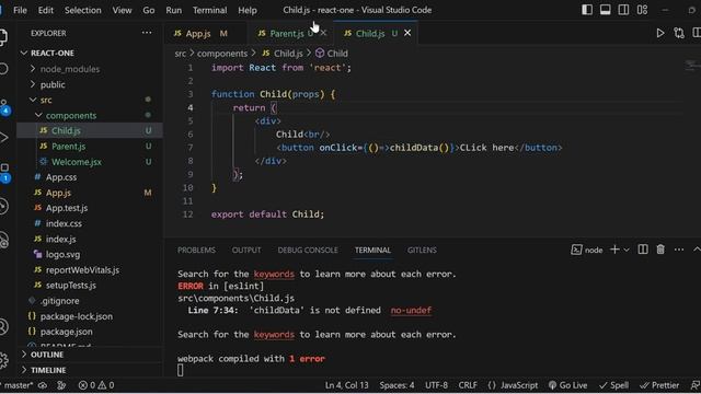 How to pass data child to parent component in react js | react js tutorial in hindi #react #reactjs смотреть онлайн