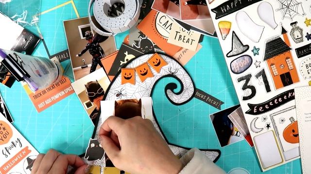 Тематический Альбом Halloween |Crate Paper Hey Pumpkin смотреть онлайн