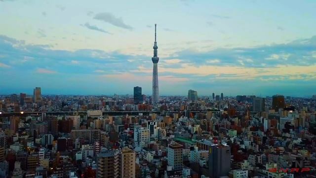 Очень красивая японская песня. TOKYO CITY.
