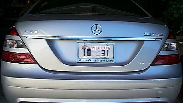 Mercedes-Benz S65 AMG V12 BiTurbo COLD START EXHAUST SOUND