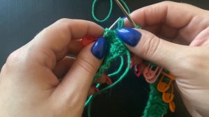 Как развернуть вязание при вывязывании ростка. Разворот на изнаночную сторону и на лицевую