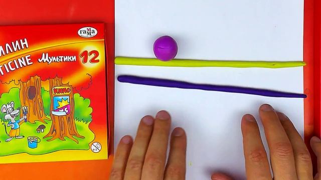 Поделка из пластилина - Лепим УЛИТКУ смотреть онлайн