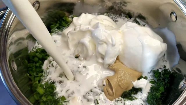 Окрошка на кефире. смотреть онлайн