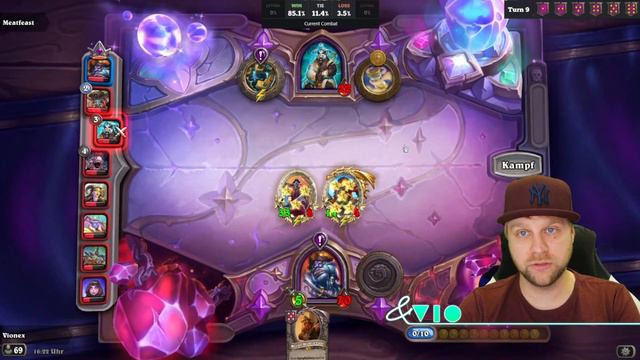 Die größten Stats bringen nichts bei Tunnelblick - Hearthstone Schlachtfeld смотреть онлайн