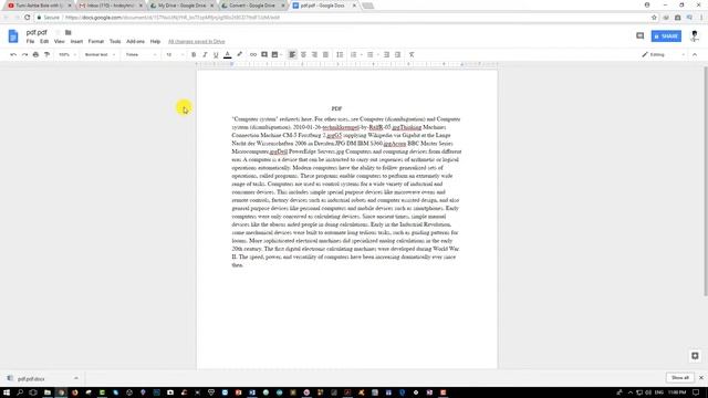 How To Convert Jpg/Jpeg/Png/Pdf To Word Document|| Google Drive Trick смотреть онлайн