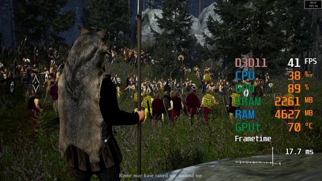 GeForce GTX 1660 -- Intel Core i3-9100F -- Total War ROME II Benchmark смотреть онлайн
