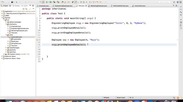 Java Tutorial Series | Inheritance cont.. Part 2 | super constructors, methods | Method Overriding смотреть онлайн