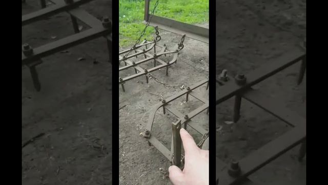 Сцеп борон для прополки картофеля. смотреть онлайн