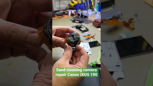 Cleaning sand Canon camera IXUS 190 lens error fix смотреть онлайн