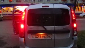 Лада Ларгус задние фонари второго поколения, задние дополнительные фонари